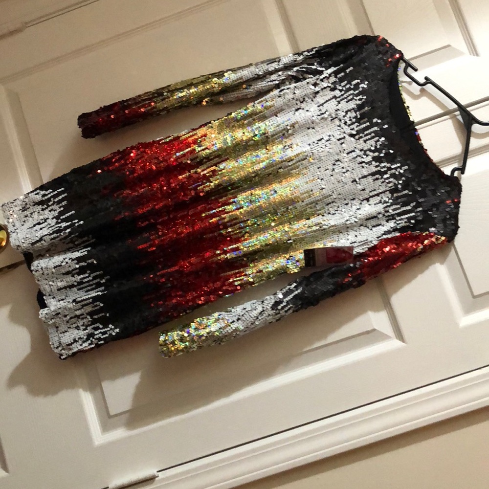 Long sleeve night out party dress